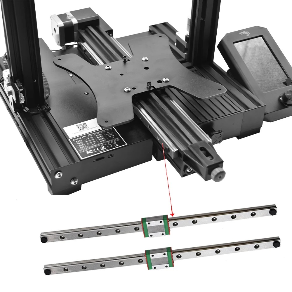 Linear Rail Mgn12H Set - Y 軸デュアルリニアレールキット MGN12H エンダー 3 エンダー-3V2