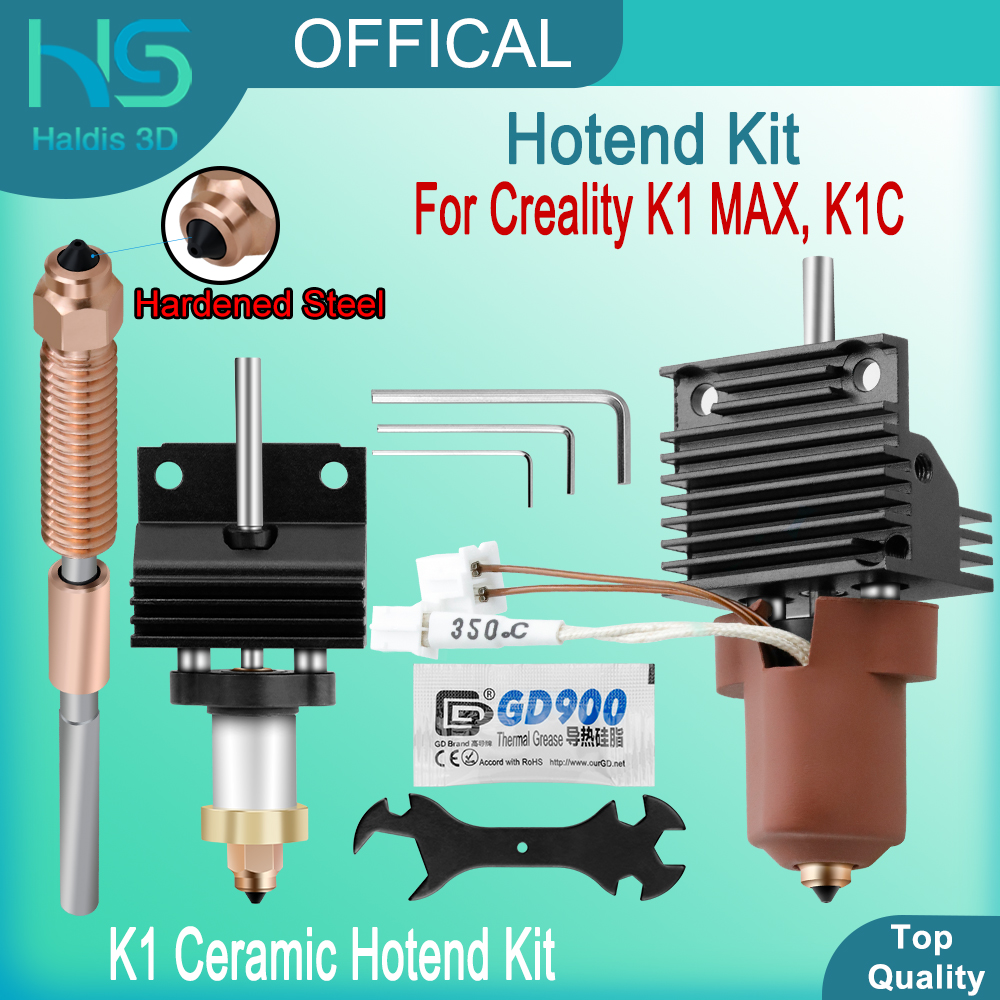 アップグレードホットエンドキット Creality K1C/ - High Flow Ceramic Hotend のレビューと価格