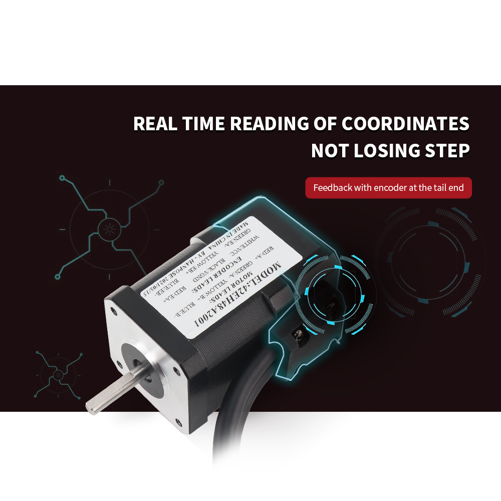 閉ループステッピングモーター NEMA17 42EH48A2 - Closed Loop Stepper Motor Nema 17 のレビューと価格
